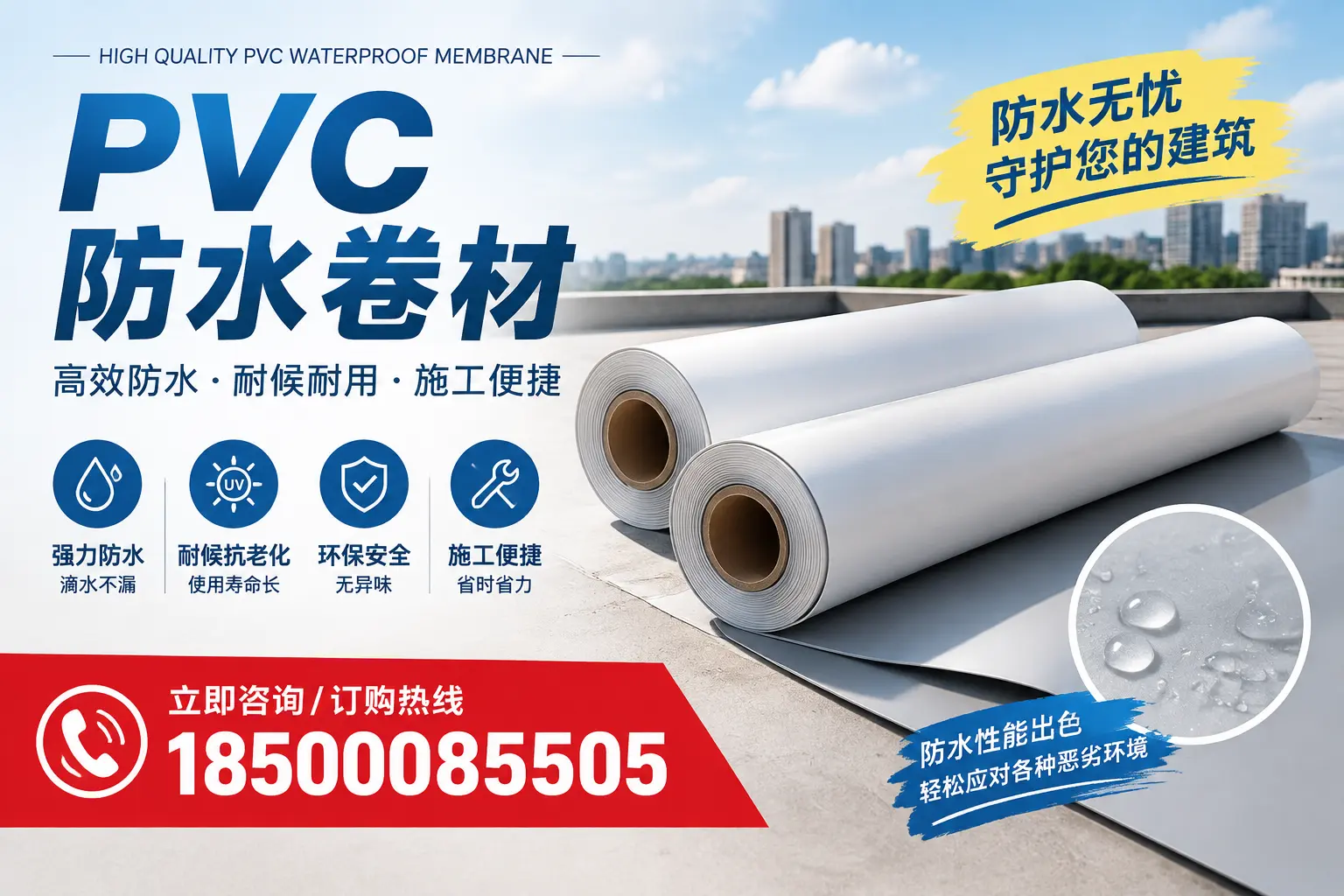 如何正确储存PVC防水卷材？镇江用户的实用建议