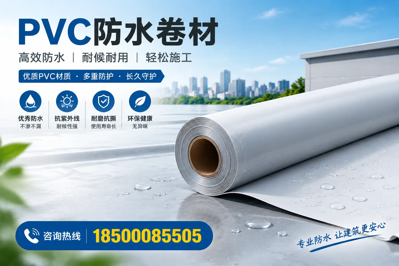 选择PVC防水卷材时需关注的技术参数,镇江指南