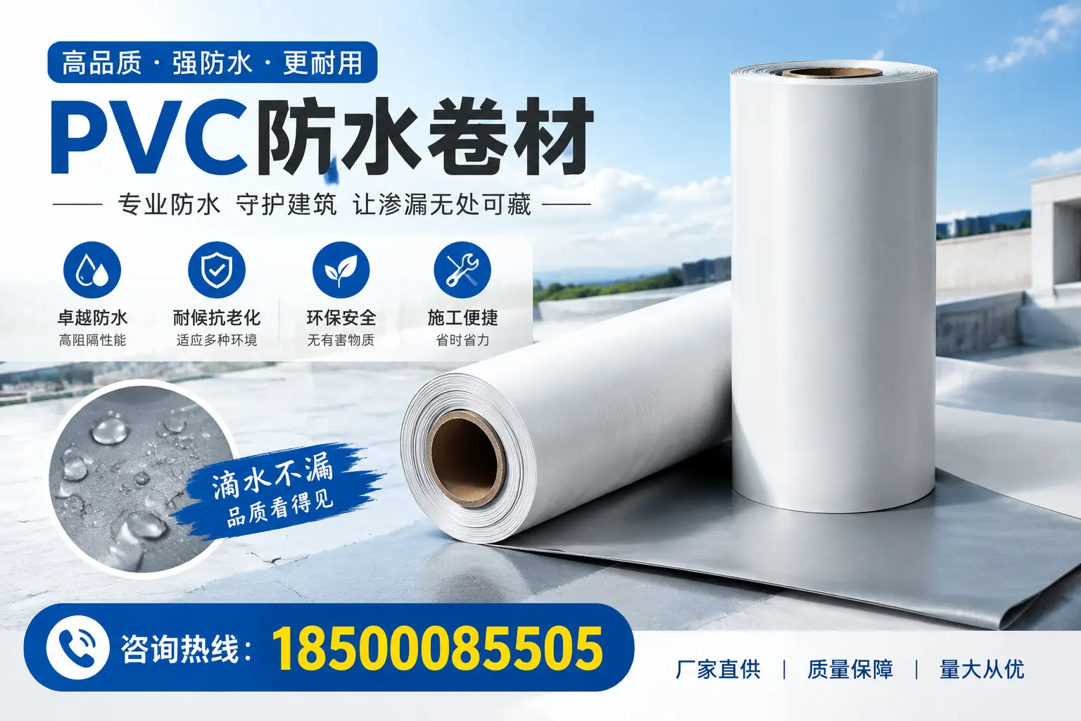 PVC防水卷材的优势与应用案例分析,适合镇江市场
